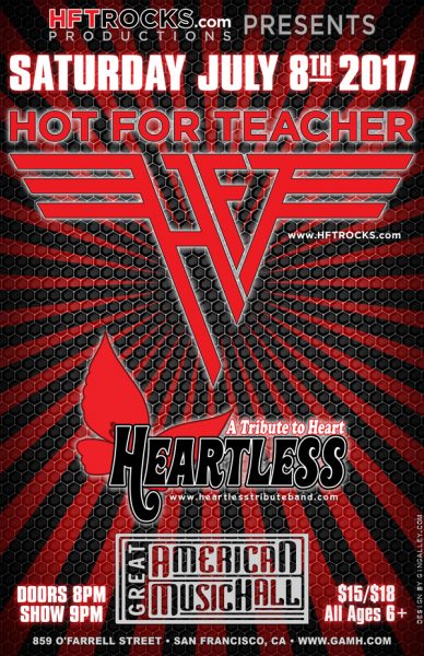 HOT FOR TEACHER - Great American Music Hall - 7/8/17