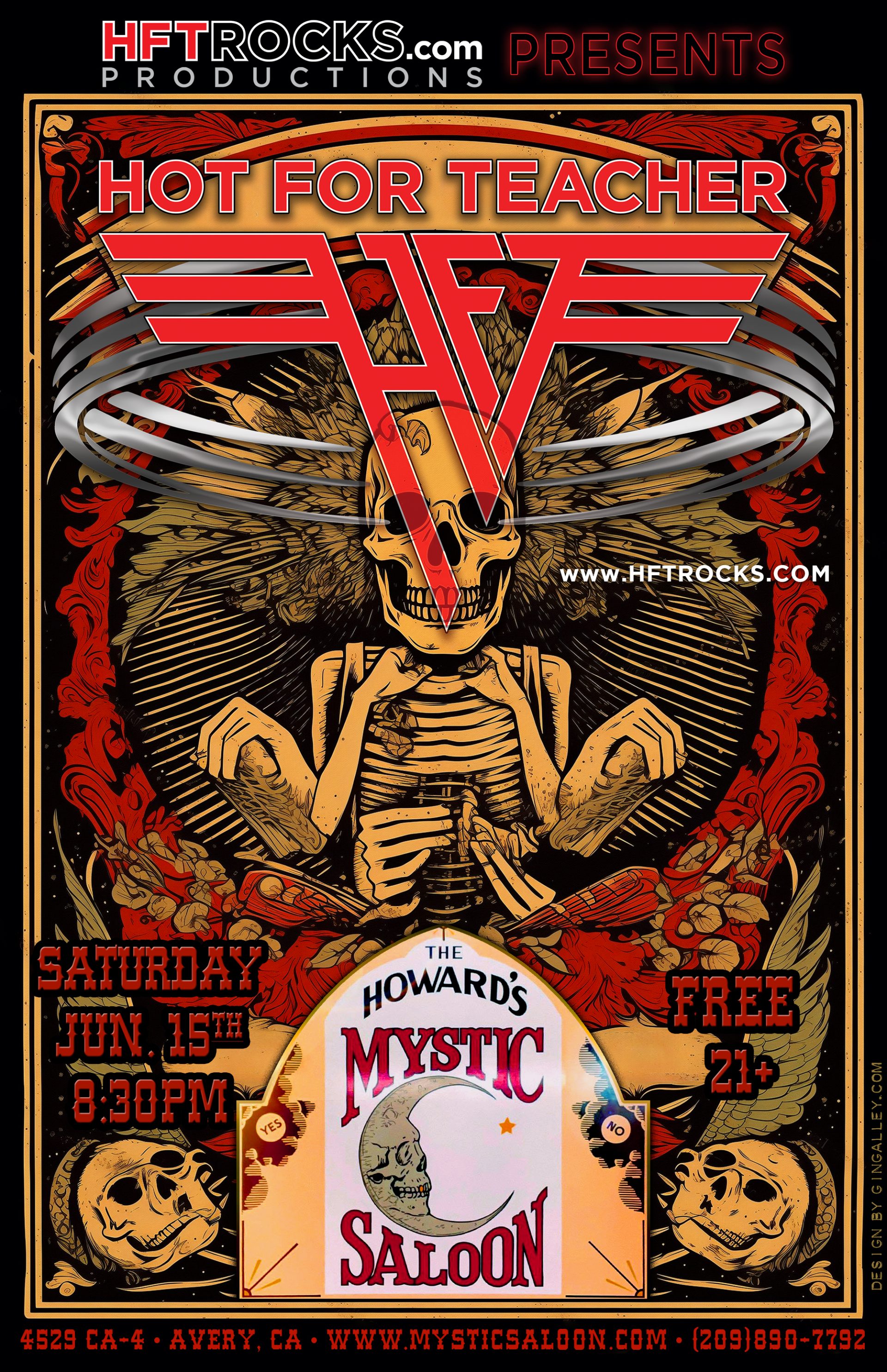 HOT FOR TEACHER at Howard's Mystic Saloon - 6/15/24