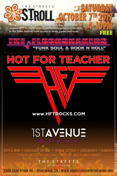 HOT FOR TEACHER - The Streets Stroll - Brentwood, CA - 10/7/17