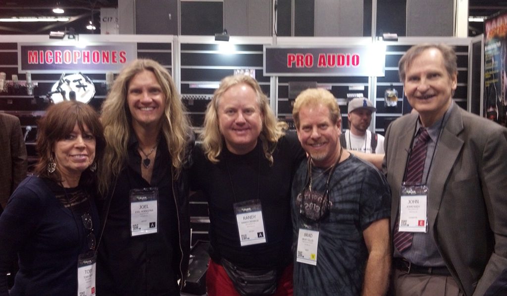 Randy Monroe with John & Tobi Nady, Brad Gillis & Joel Hoekstra (Night Ranger)