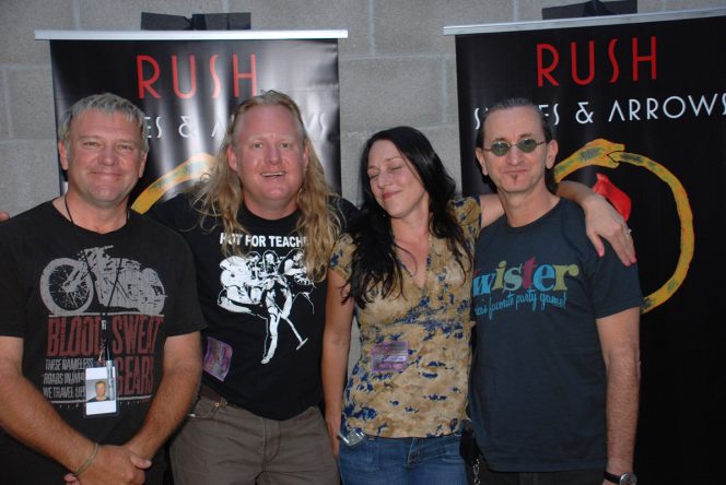 Randy Monroe And Wife Amy Rock To Rush At Sleeptrain Pavillion ...